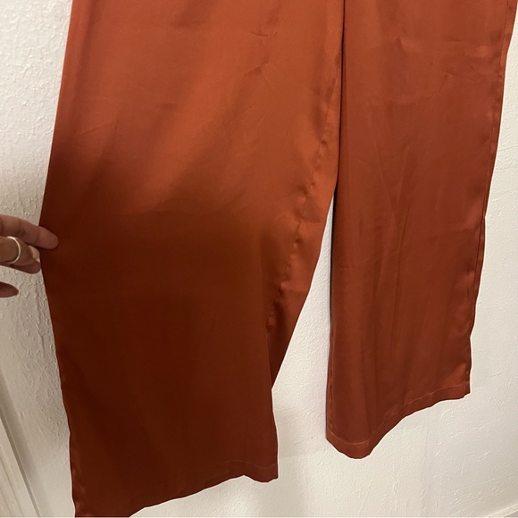 NEW Lou & Grey Terracotta Wide Leg Pants Elevate Style Classic Sophisticated - Picture 5 of 10